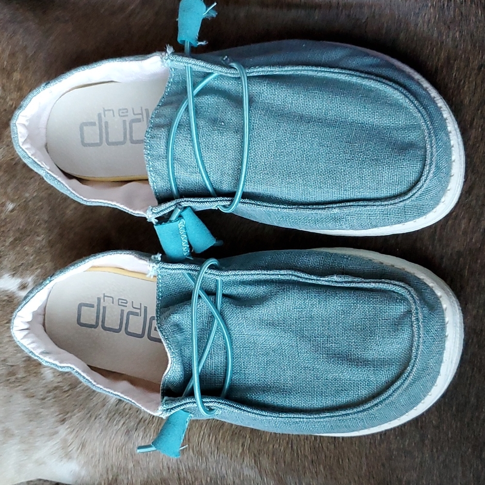 Hey Dude Women's Teal Shoes
